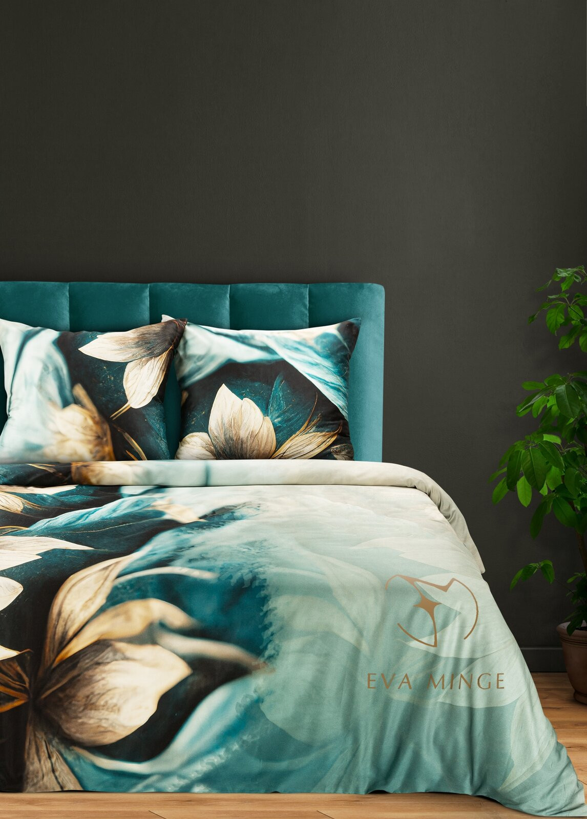 Ložní souprava MINGE 5 tmavě zelená