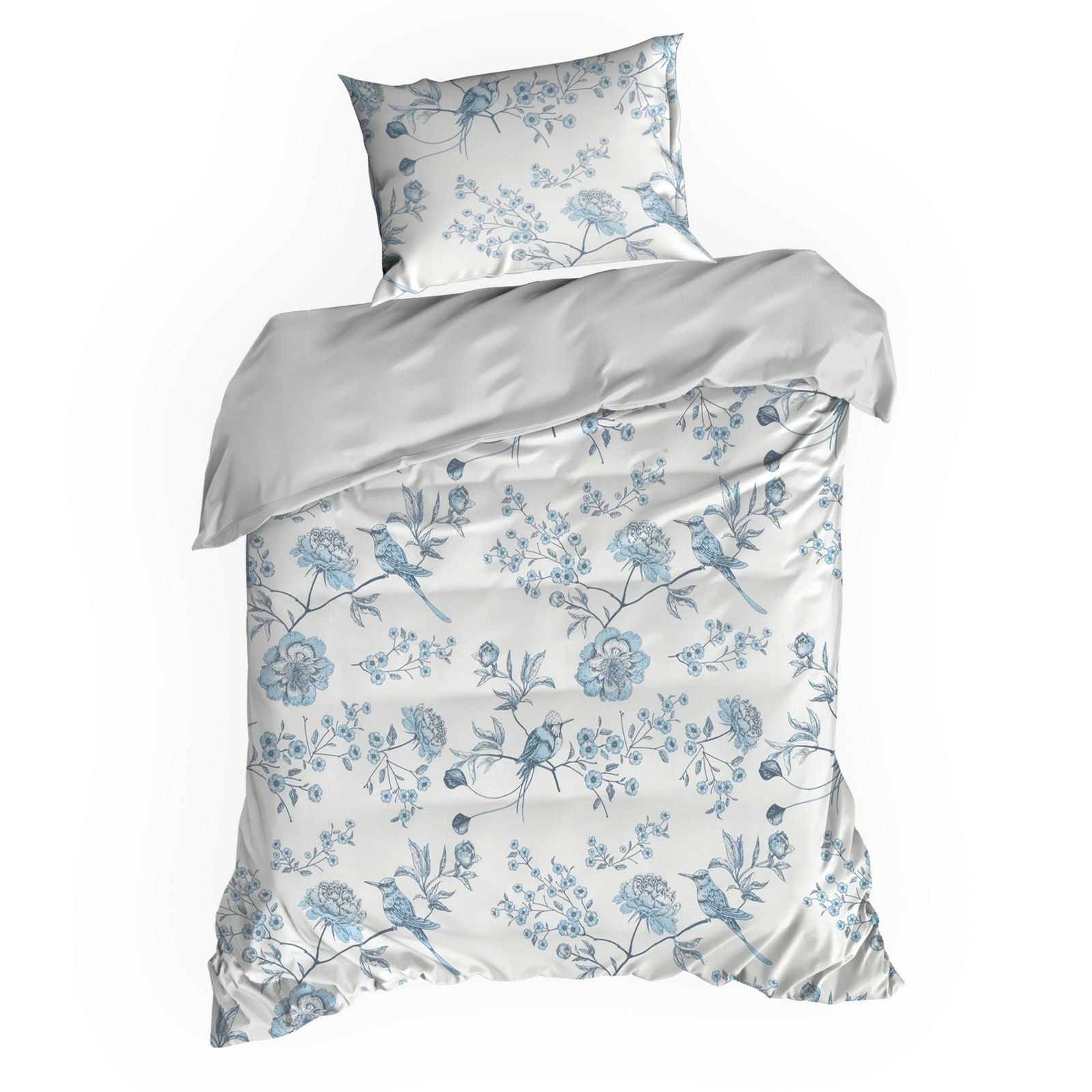 Ložní souprava PALERMO 6 světle modrá / bílá