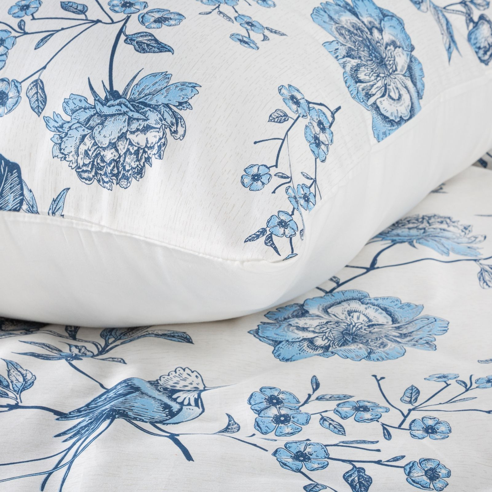 Ložní souprava PALERMO 6 světle modrá / bílá