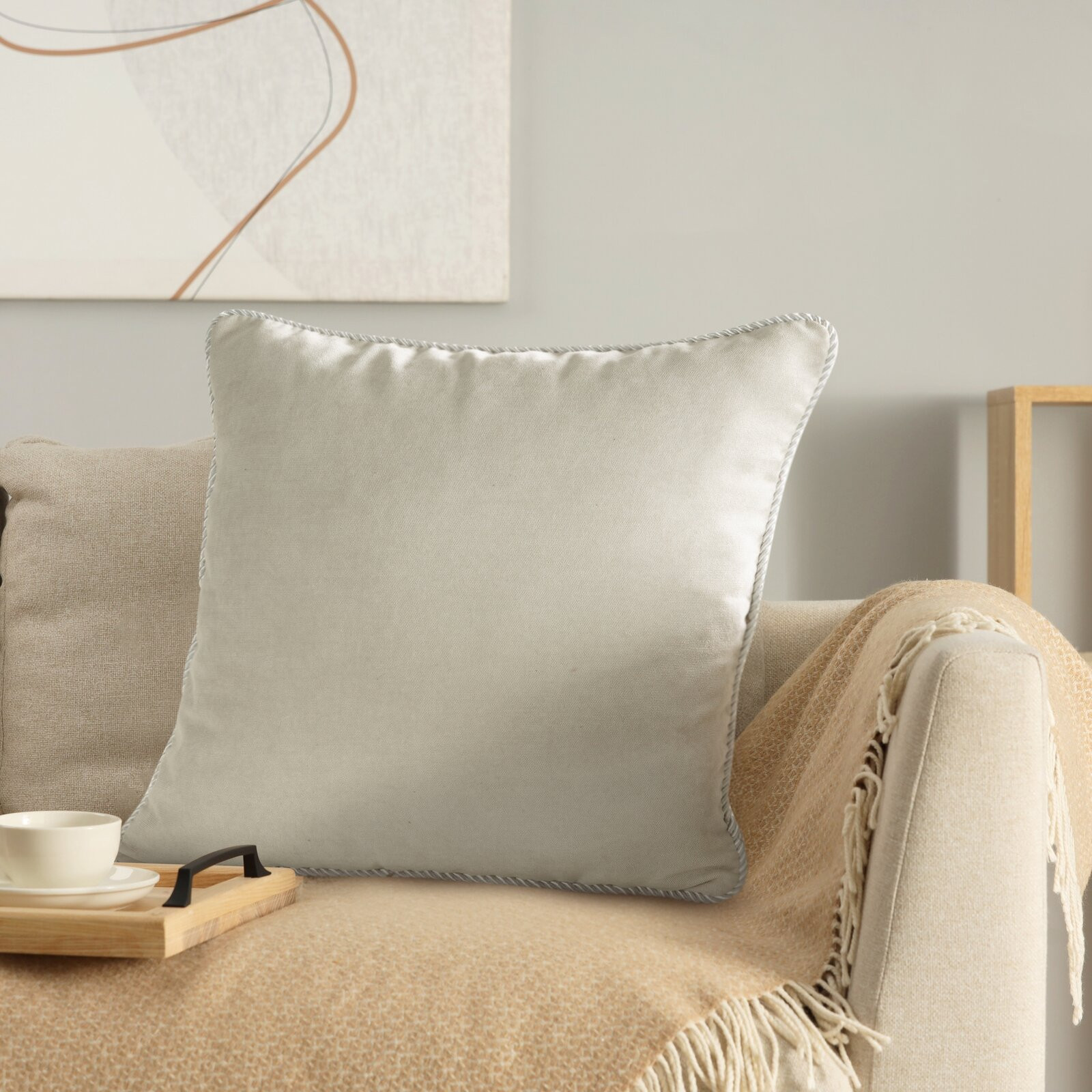 Povlak na polštář BEA krémový