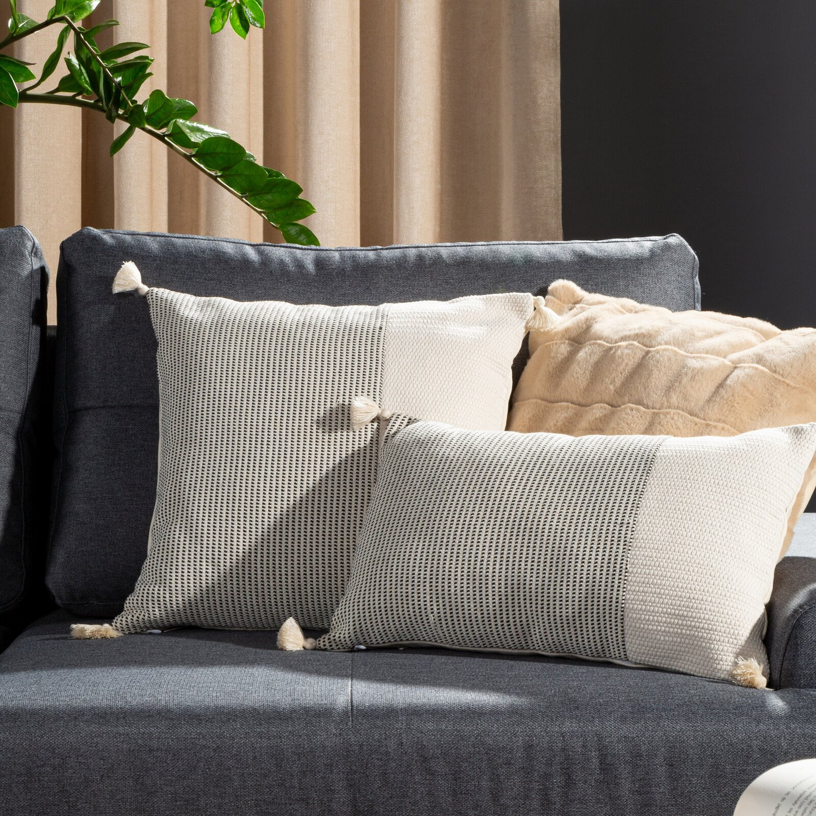 Povlak na polštář BOHO 26 krémový