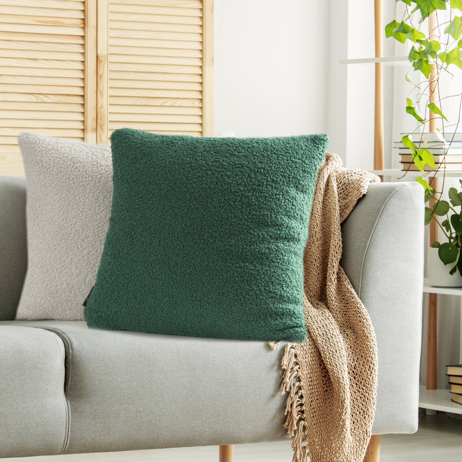 Povlak na polštář BUKLA granátový