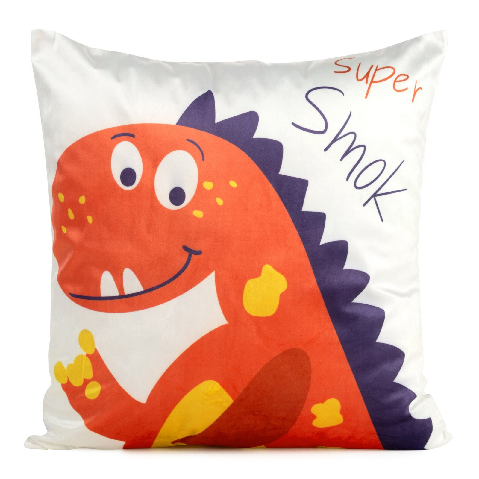 Povlak na polštář KIDS A8 bílý / oranžový