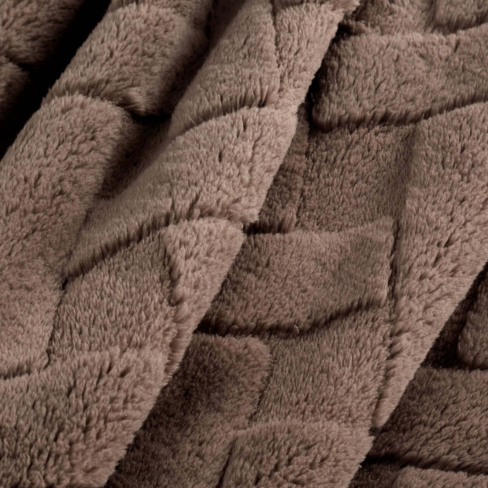 Povlak na polštář D91 CARO tmavě béžový