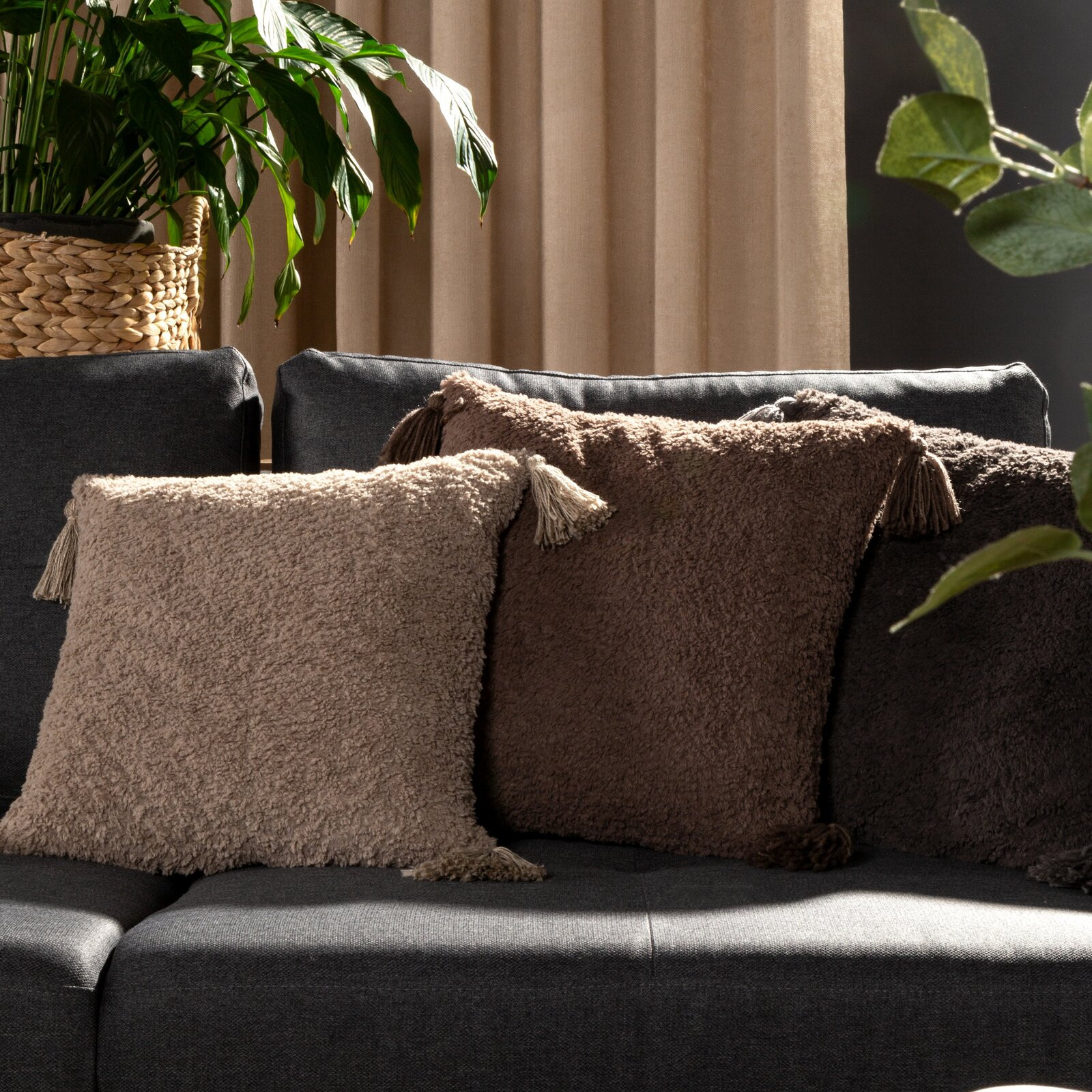 Povlak na polštář ELDA 05 hnědý