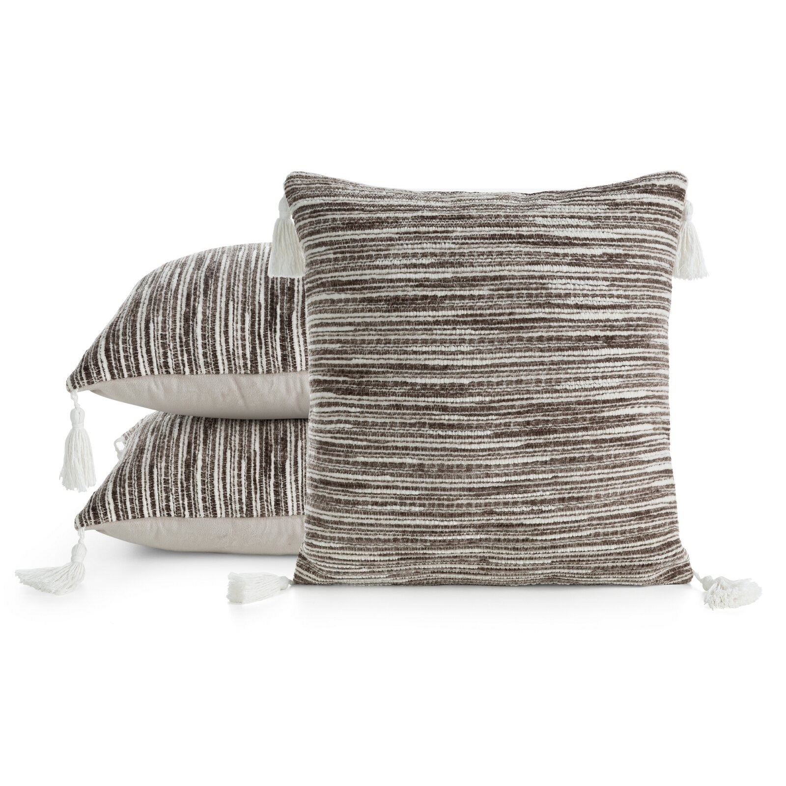 Povlak na polštář ENID tmavě béžový