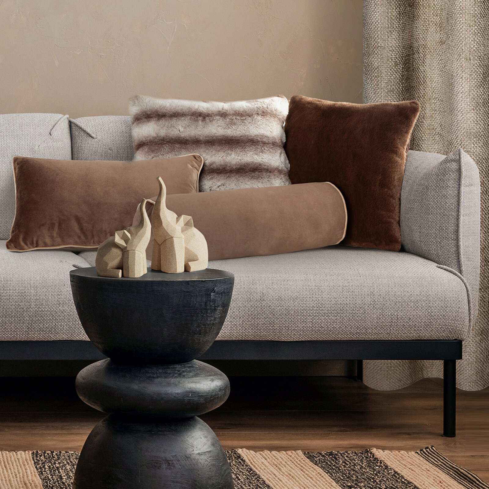 Povlak na polštář GAJA 3 purpurový