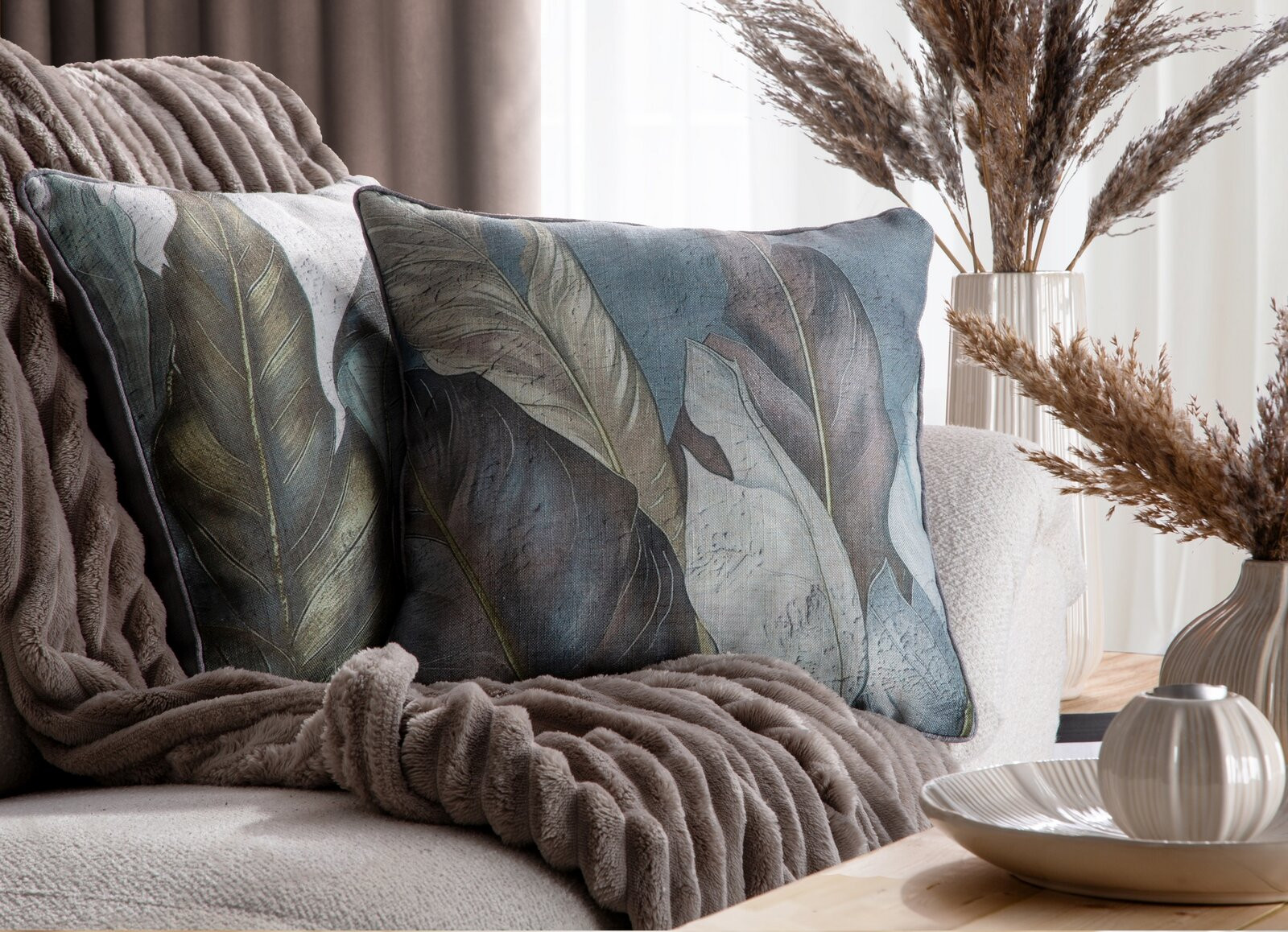 Povlak na polštář CHP 38 zelený / hnědý