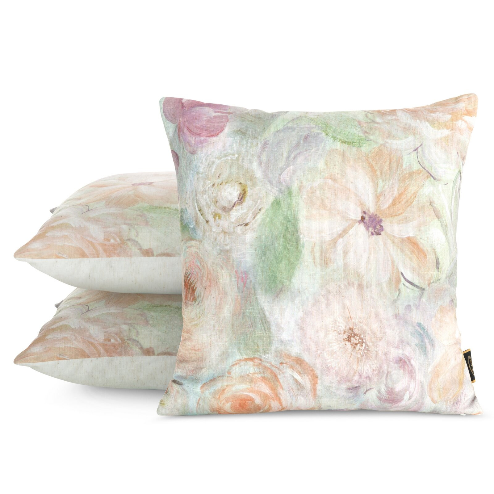 Povlak na polštář CHP 50 béžový / zelený