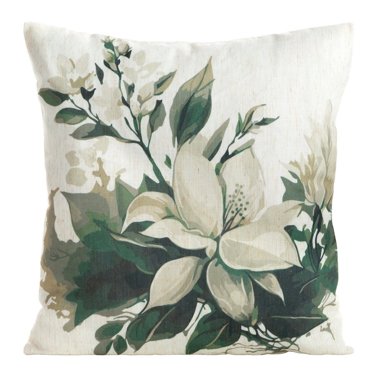 Povlak na polštář CHP 53 béžový / zelený