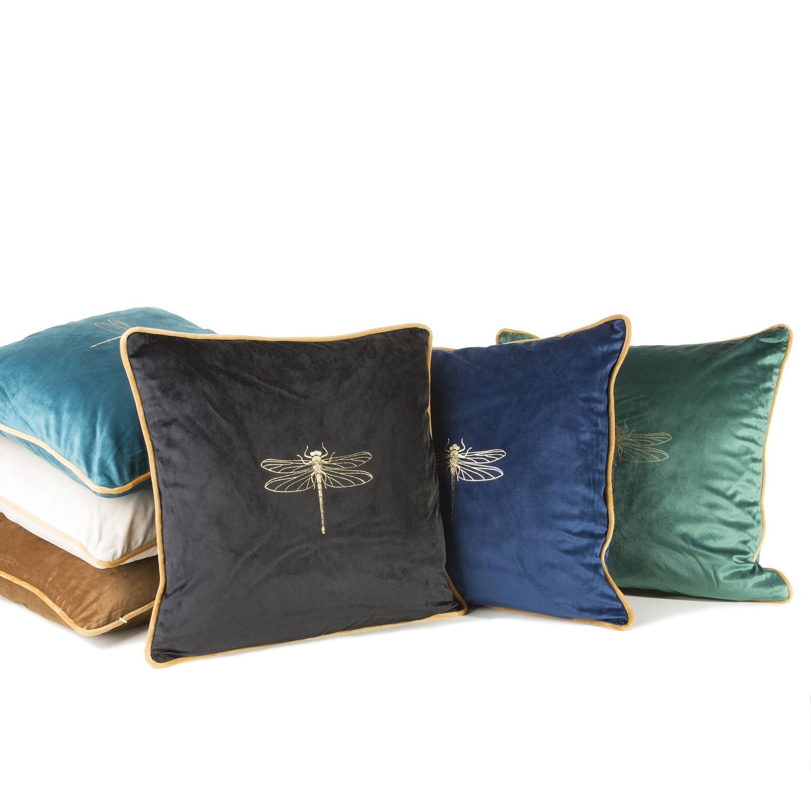 Povlak na polštář LORI tmavě zelený