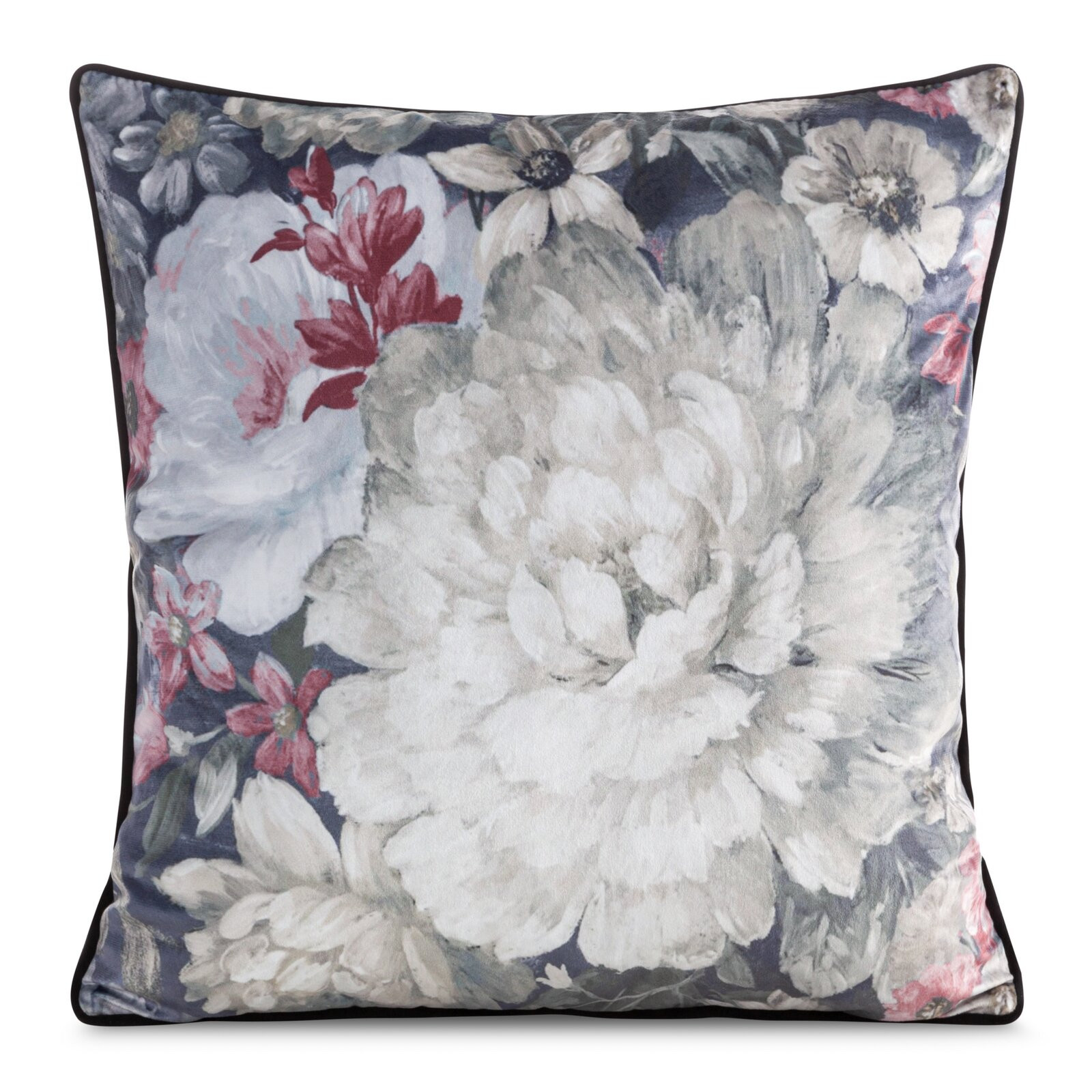 Povlak na polštář LUCIA krémová/tmavě růžová