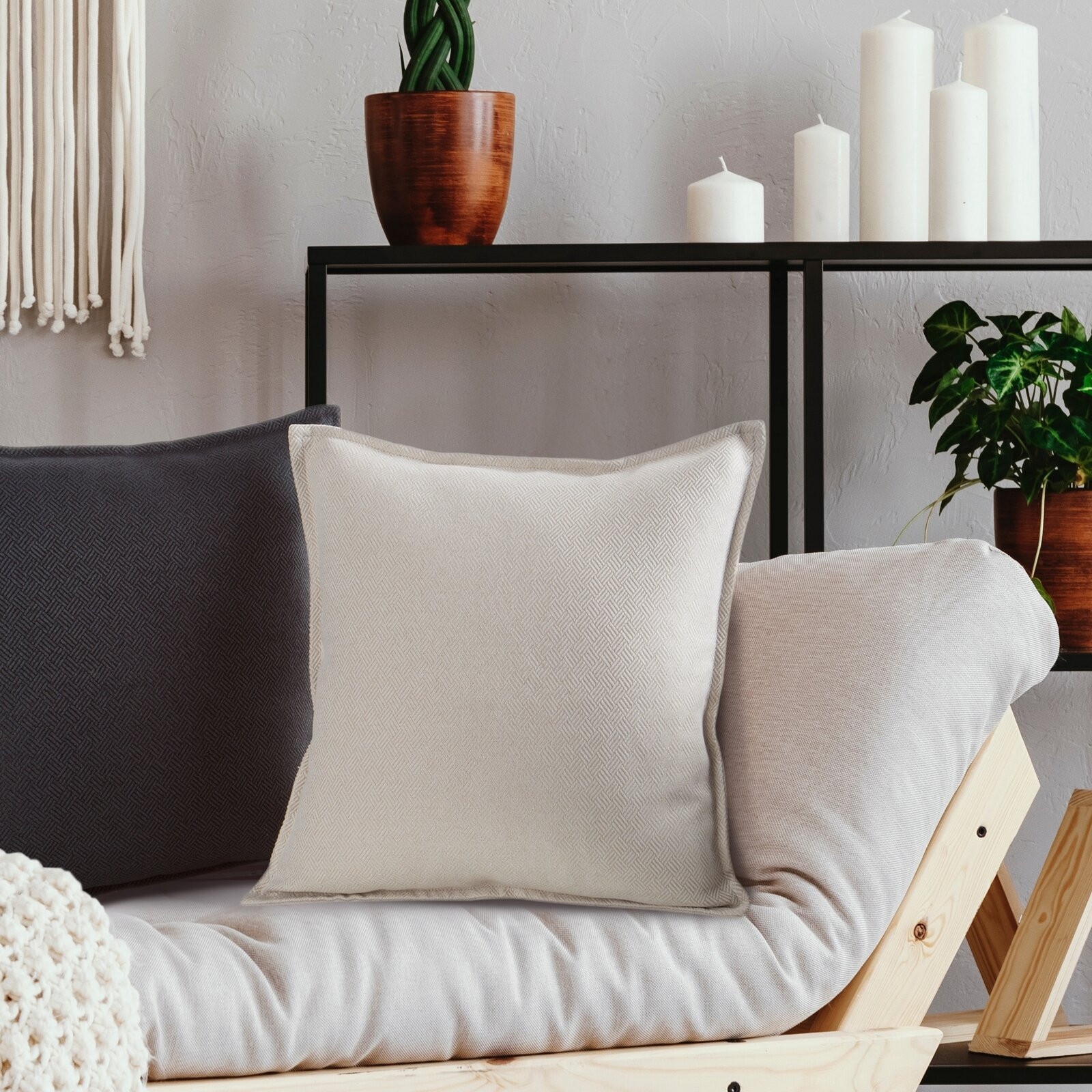 Povlak na polštář LUNA krémový