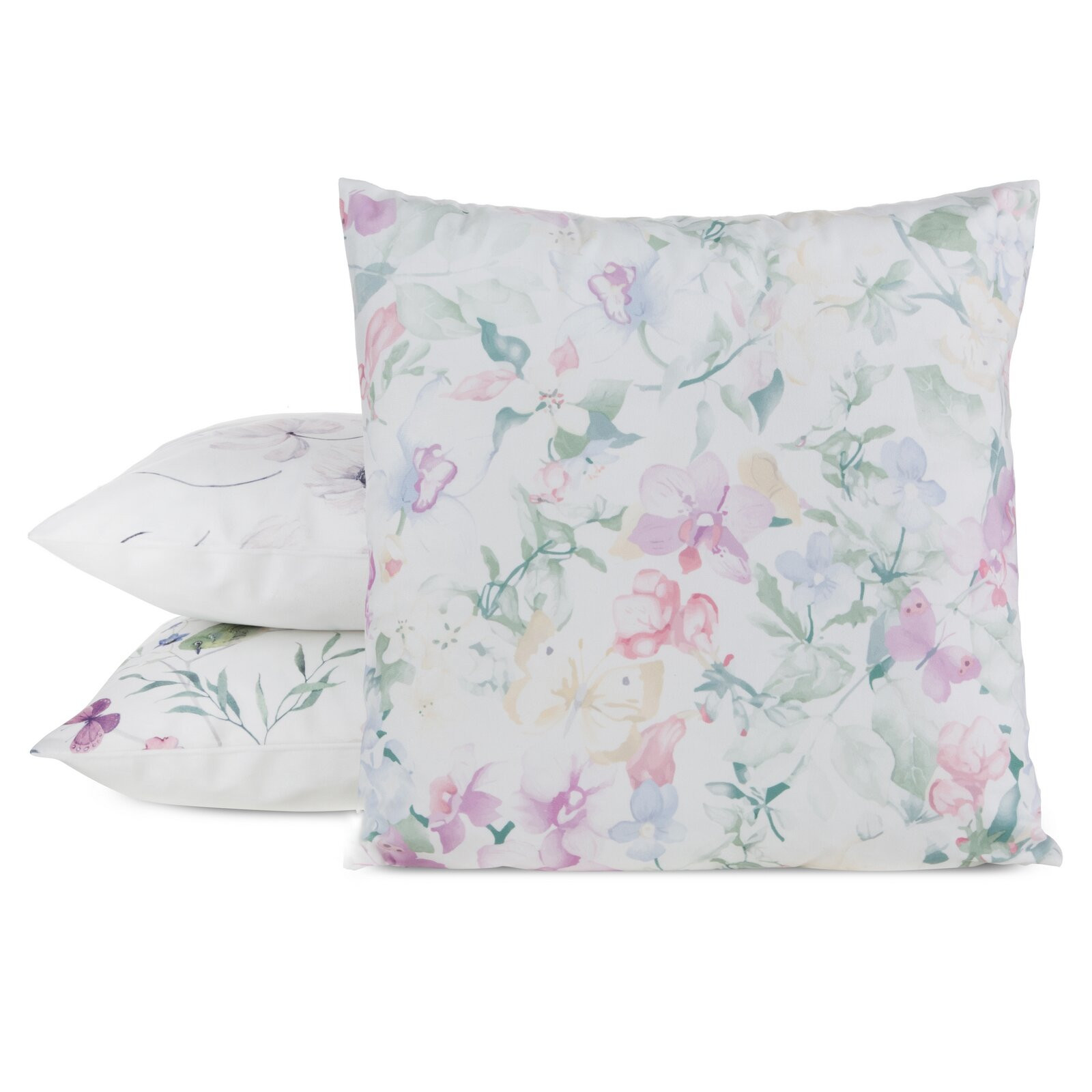 Povlak na polštář MINK 29 bílý / zelený