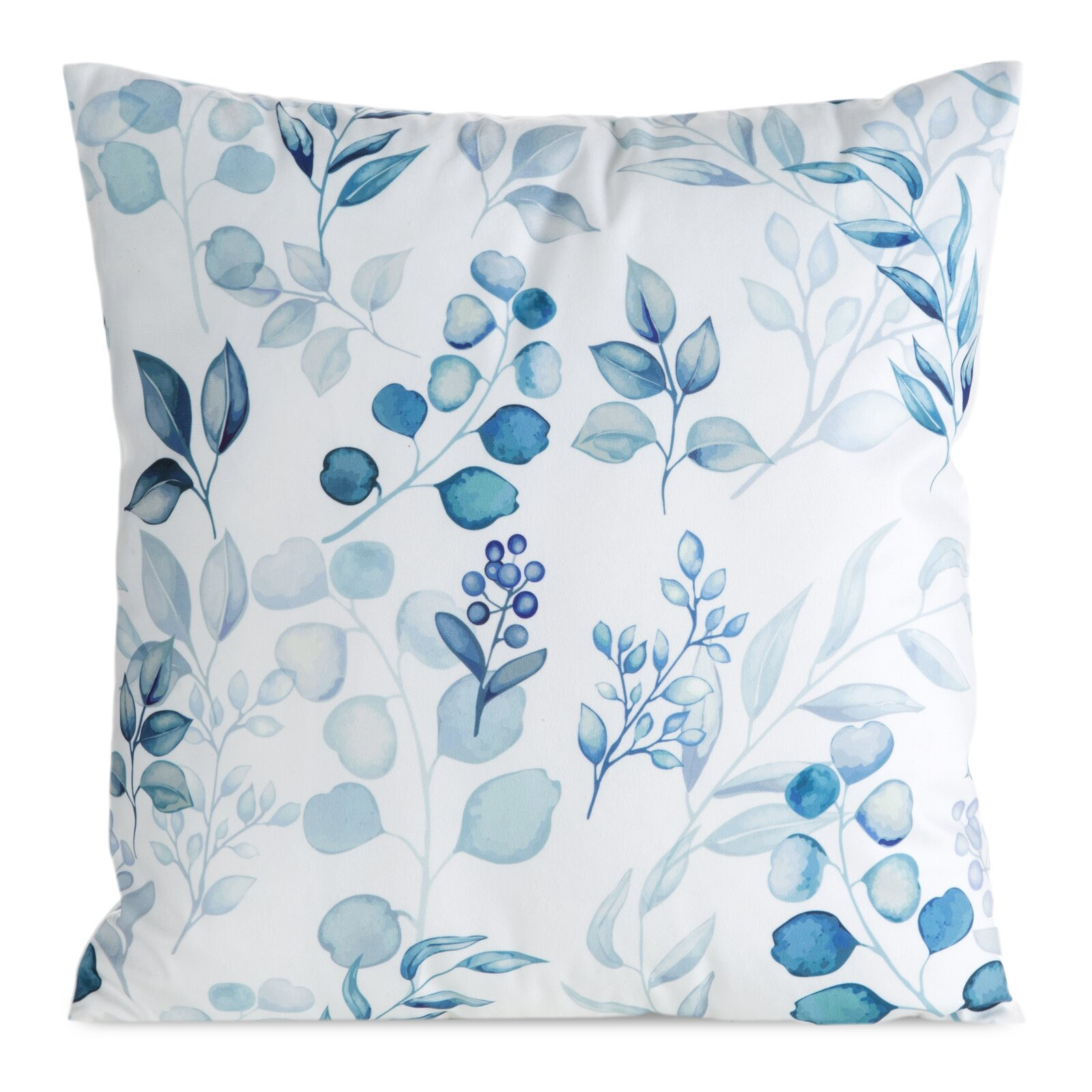 Povlak na polštář 33 MINK bílý / tyrkysový