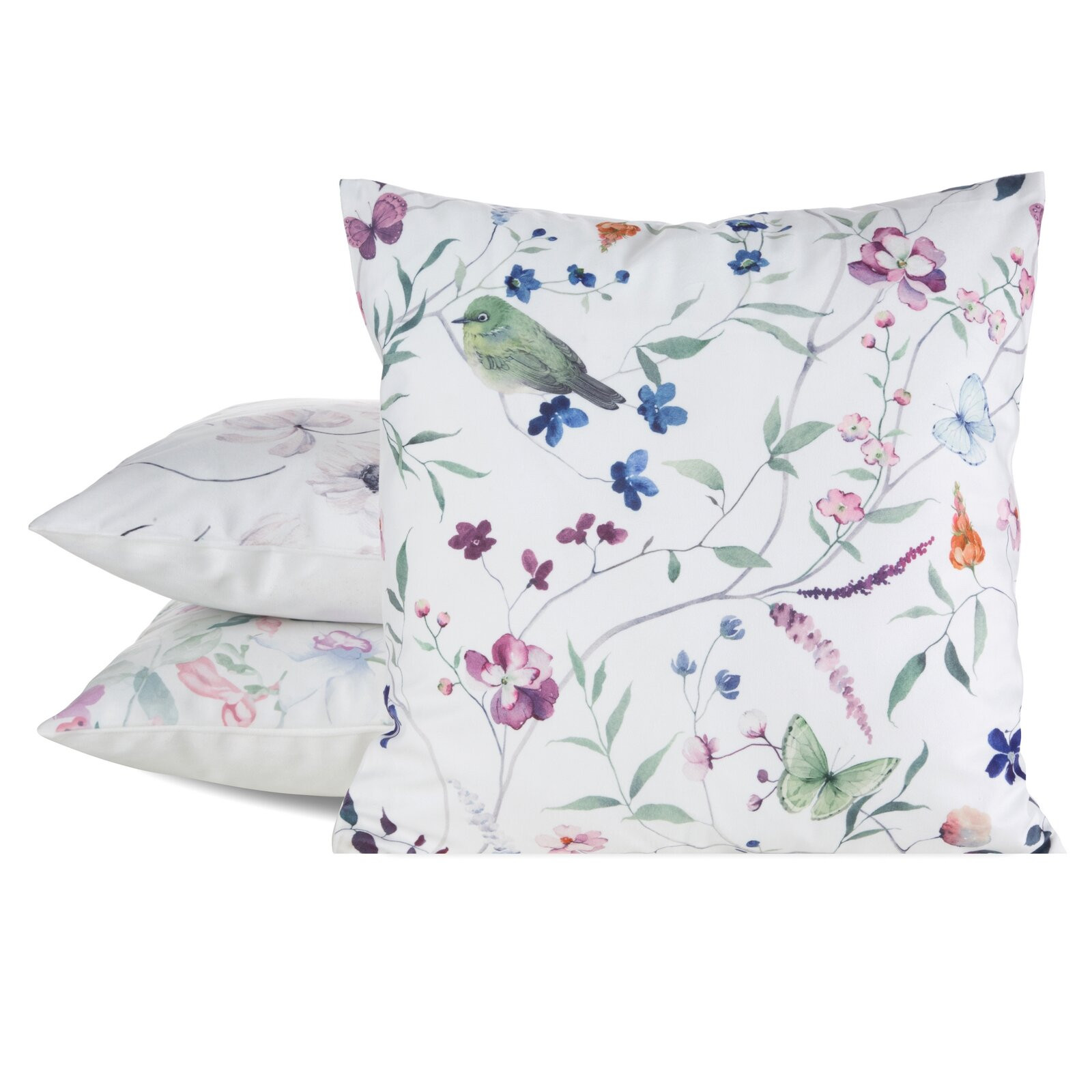 Povlak na polštář MINK 36 bílý / zelený