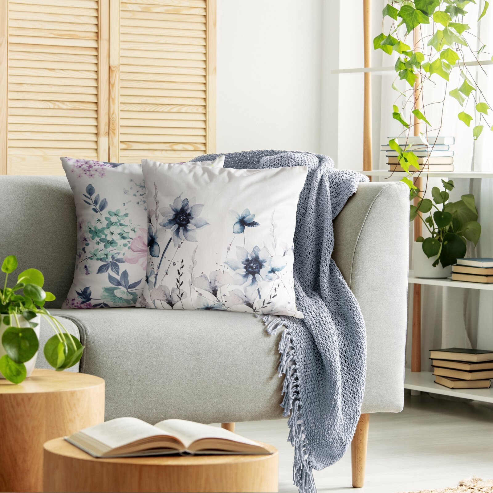 Povlak na polštář MINK 37 bílý / granátový