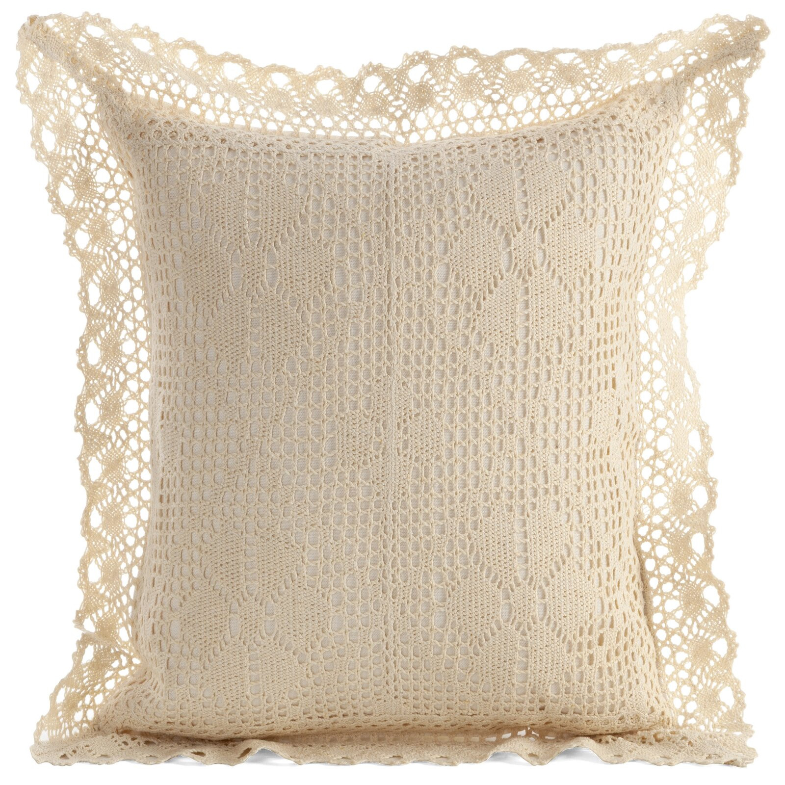 Povlak na polštář MIRELLA světle béžový