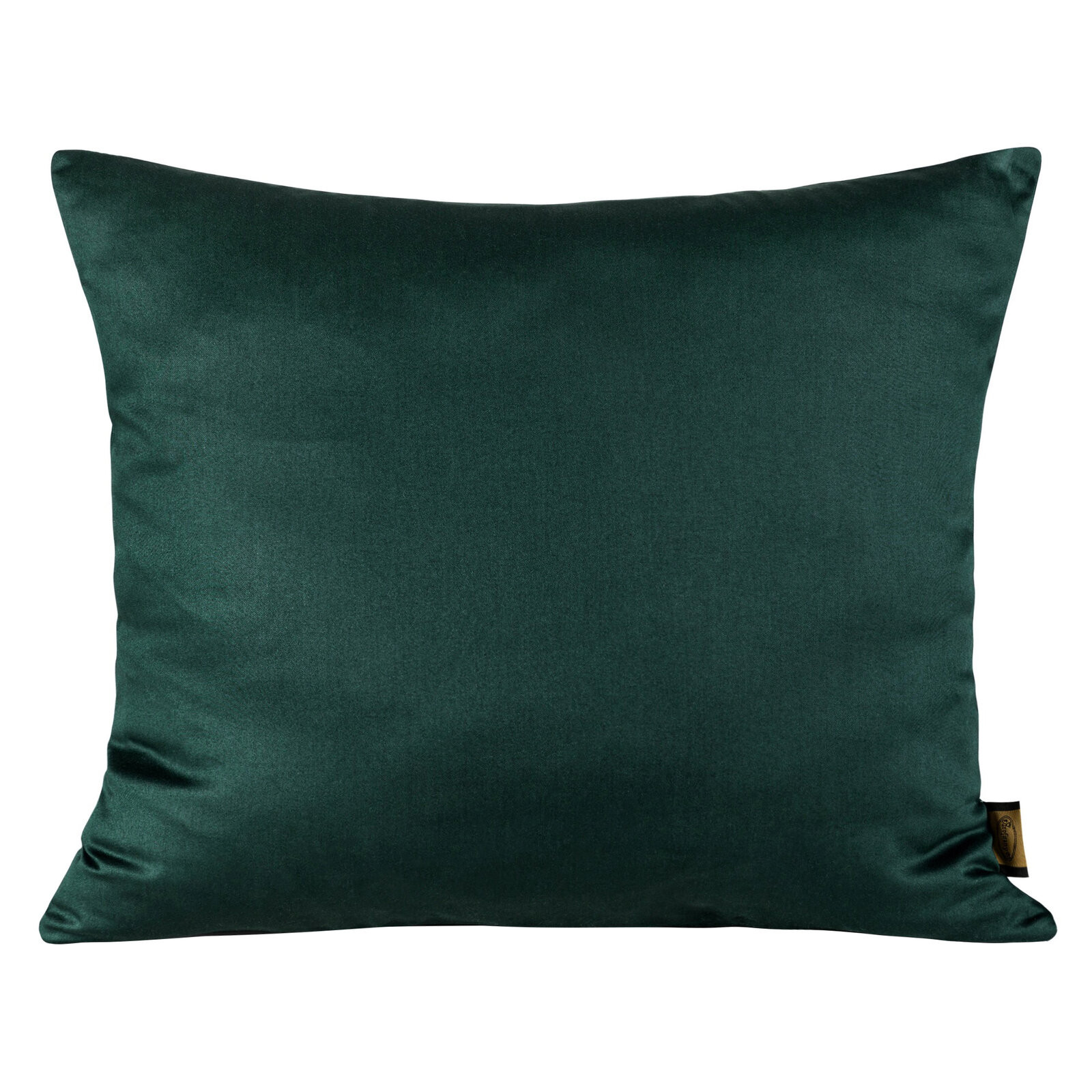 Povlak na polštář NOVA saténový, tmavě zelený