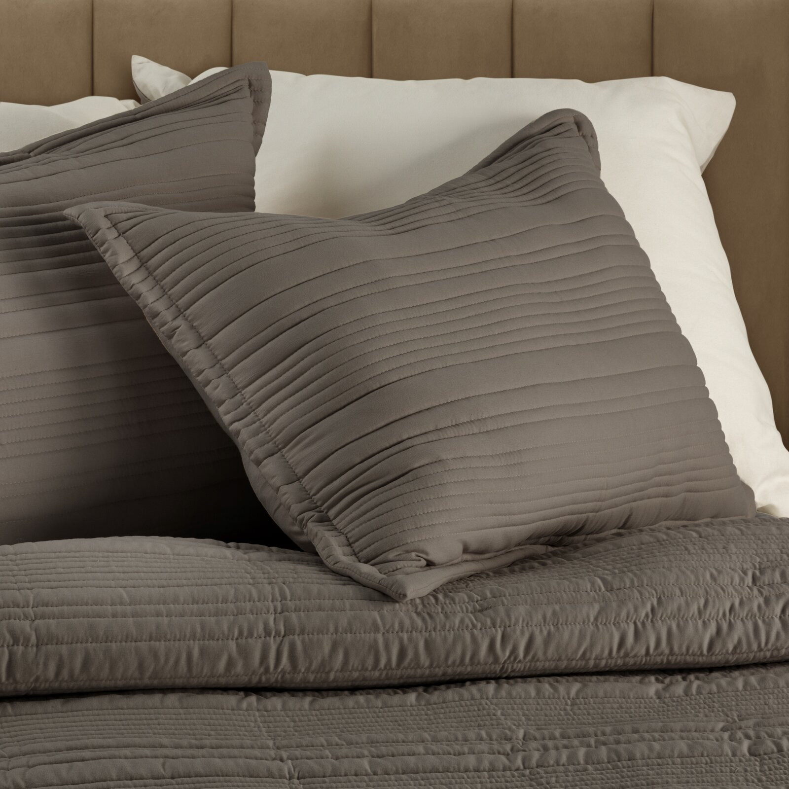 Povlak na polštář TARA tmavě béžový