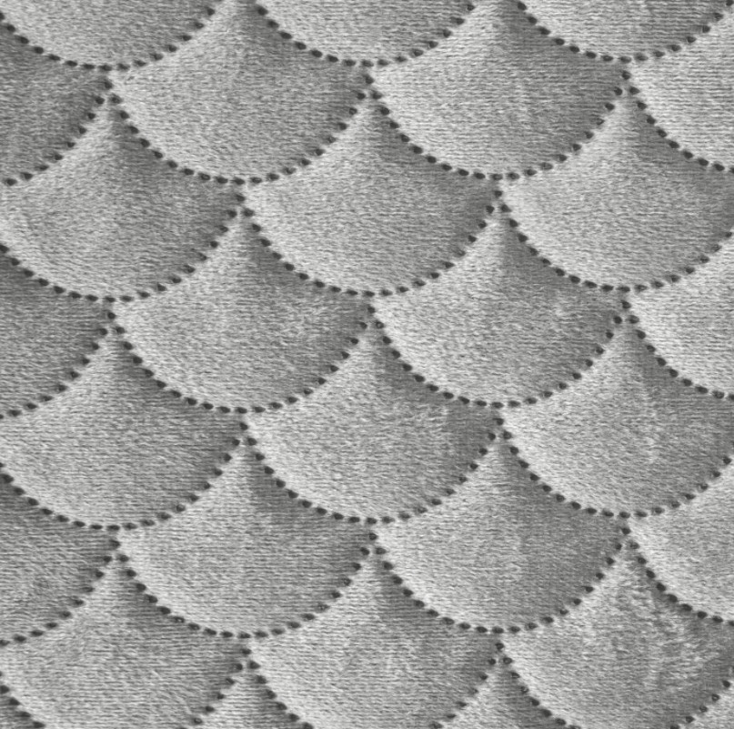 Přehoz ARIEL - stříbrný