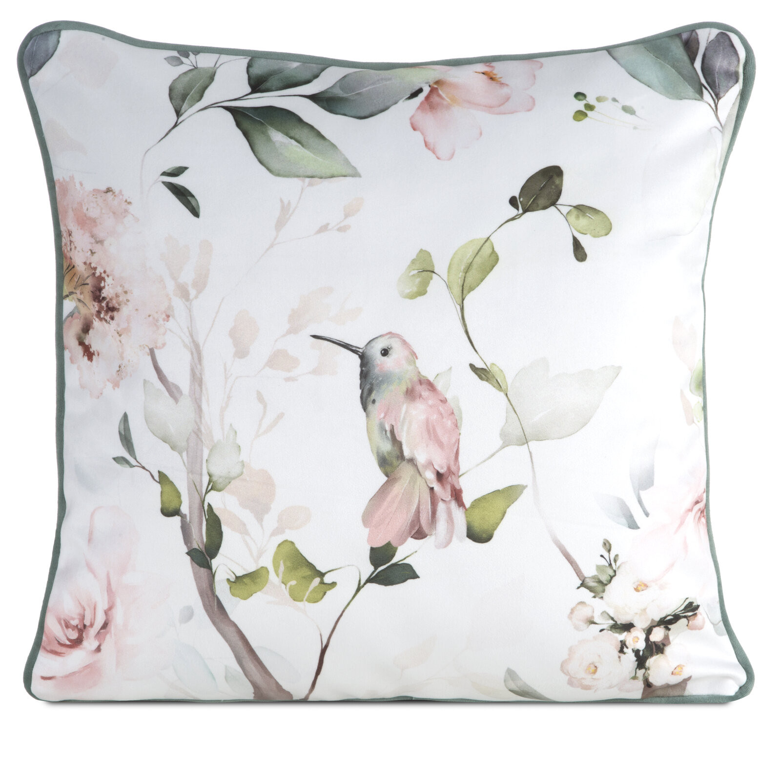 Povlak na polštář INEZ bílý / zelený