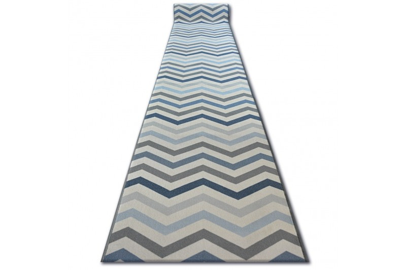 Protiskluzový běhoun SKY nebeský ZYGZAK