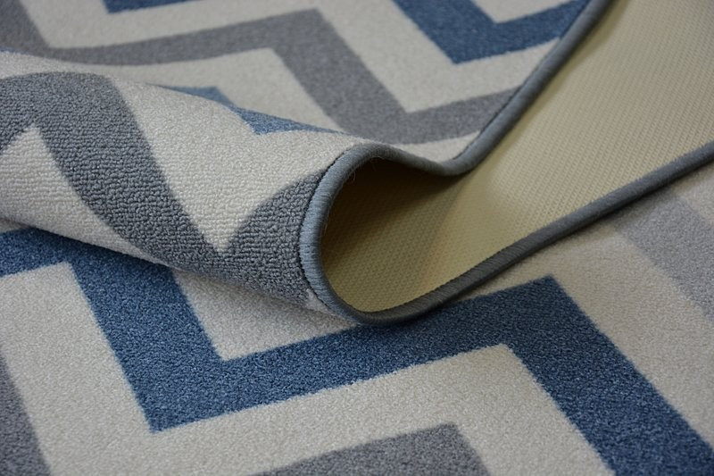 Protiskluzový běhoun SKY nebeský ZYGZAK