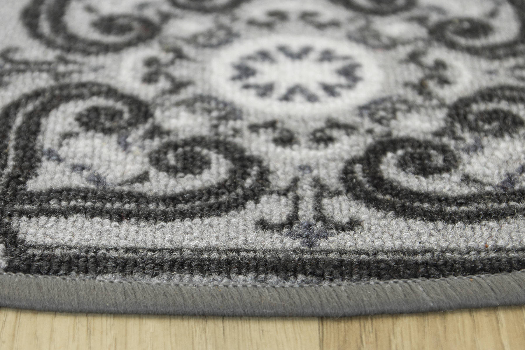 Protiskluzový koberec Patchwork šedý