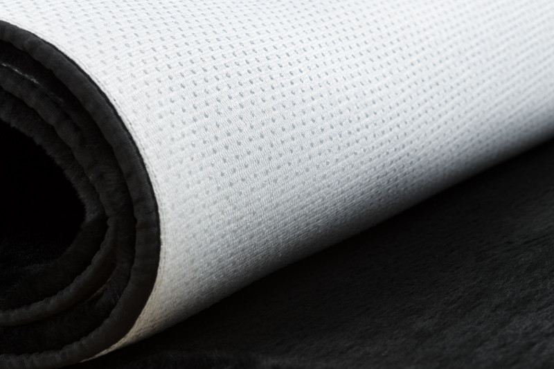 Protiskluzový koberec POSH Shaggy černý plyš