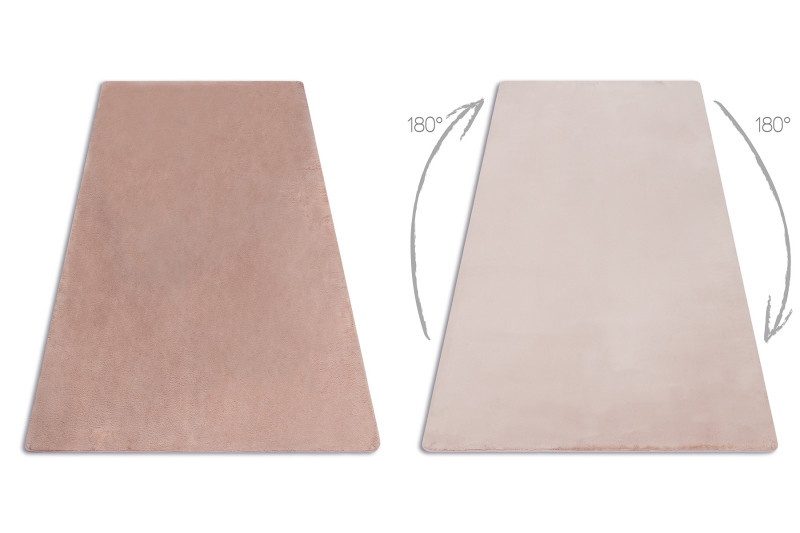 Protiskluzový koberec POSH Shaggy špinavě růžový