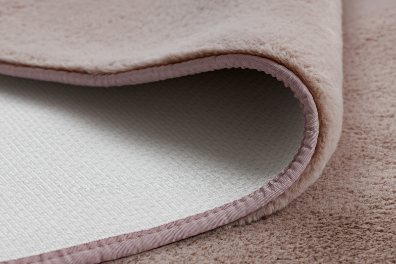 Protiskluzový koberec POSH Shaggy špinavě růžový