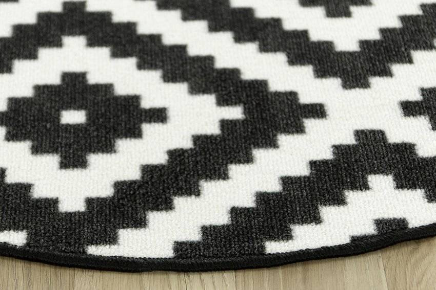 Protiskluzový koberec Romby 91 černý