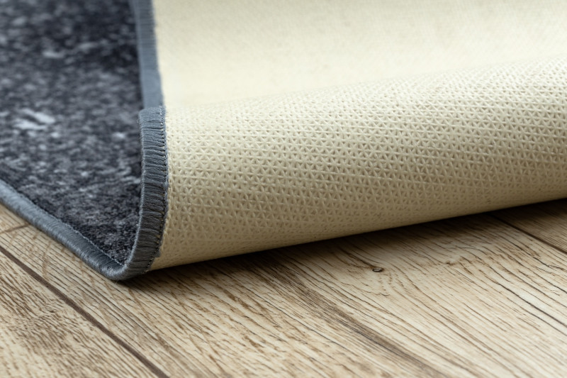 Protiskluzový koberec WOOD dřevo, desky - šedý