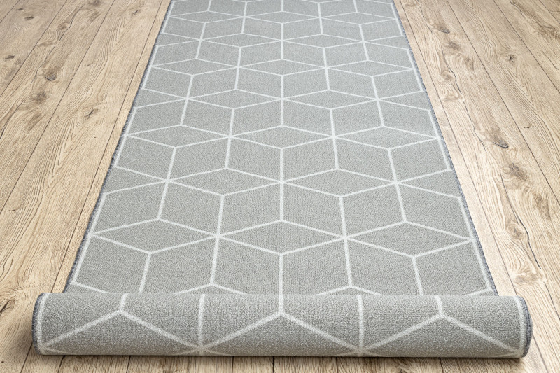 Protiskluzový běhoun CUBE kostka šedý - výprodej