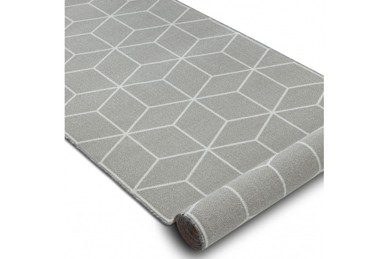 Protiskluzový běhoun CUBE kostka šedý - výprodej