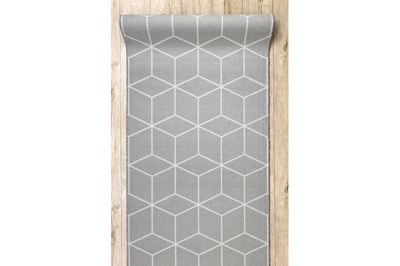 Protiskluzový běhoun CUBE kostka šedý - výprodej