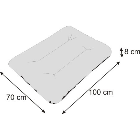 Matrace ECO PRESTIGE R2 kosti, světle hnědý