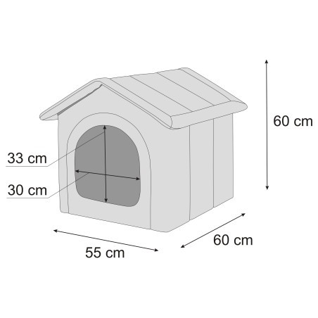 Bouda pro psa R4 popel ekolen, grafitový