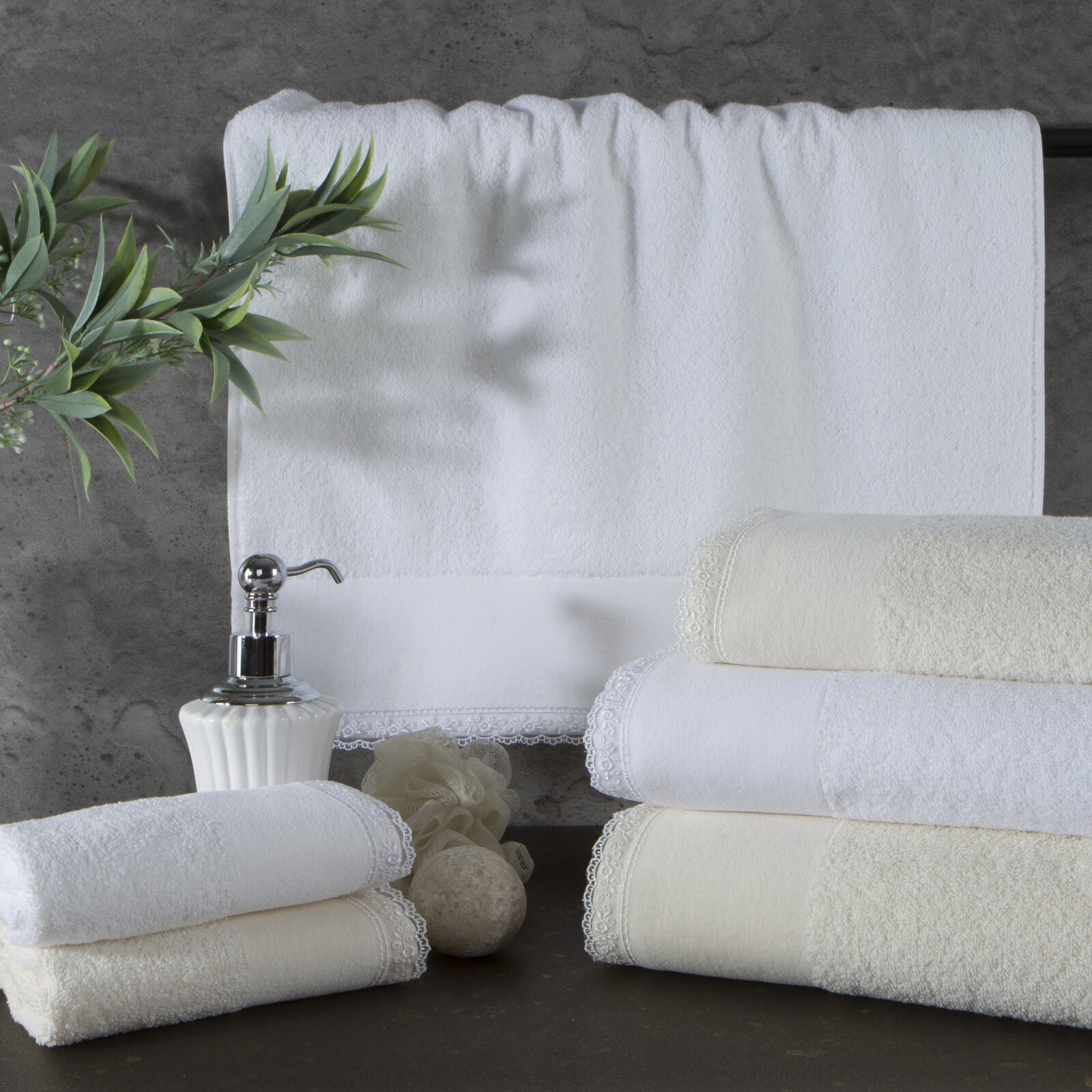 Sada ručníků EMI 02 krémová