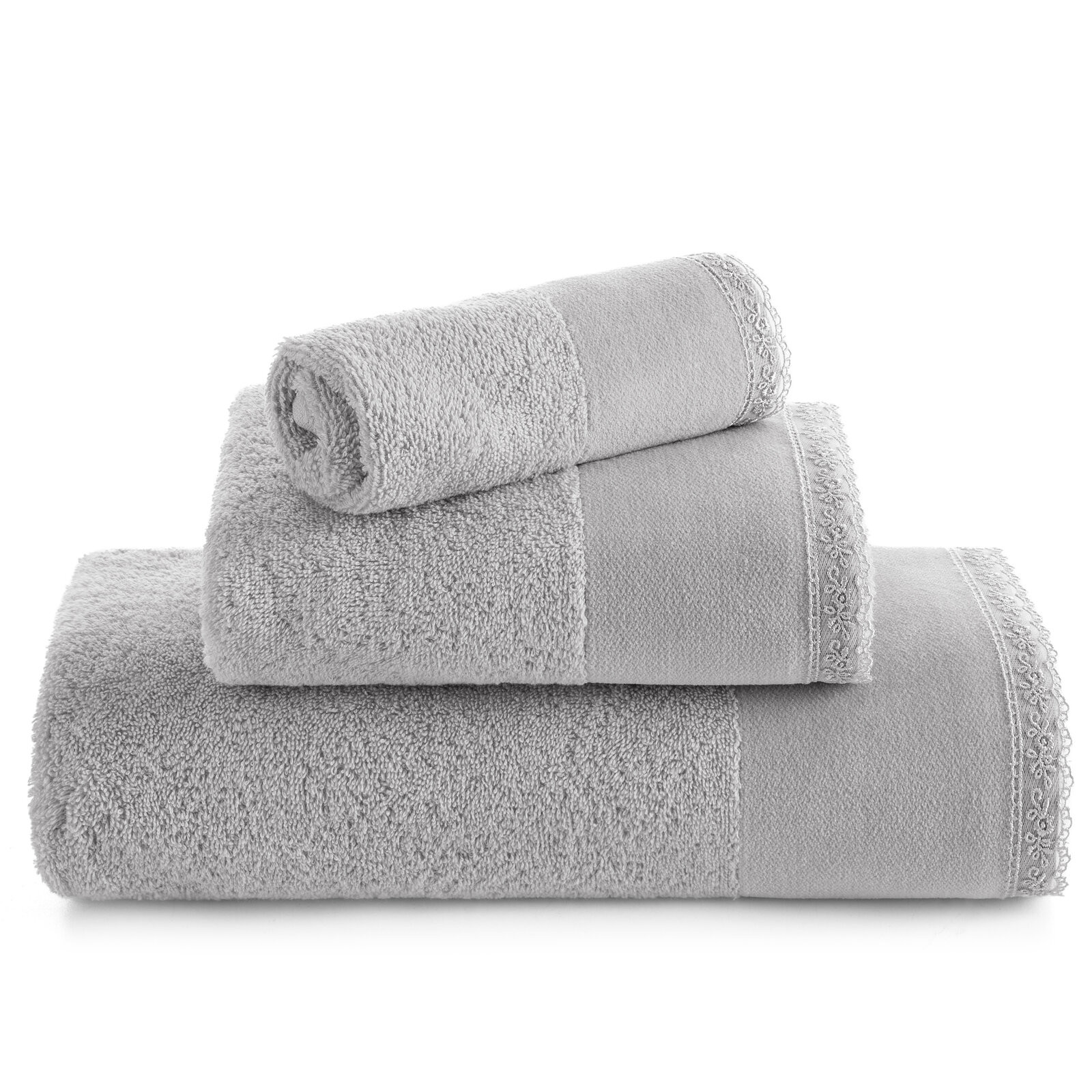 Sada ručníků EMI 03 stříbrná