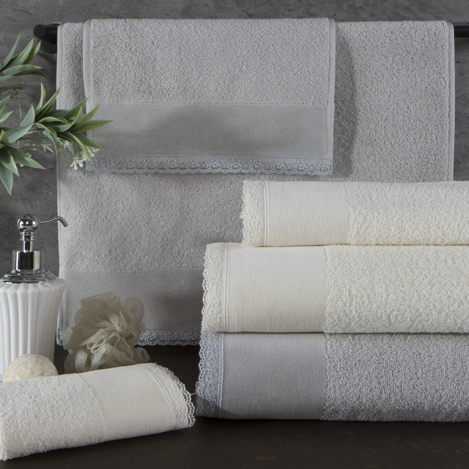 Sada ručníků EMI 05 růžová