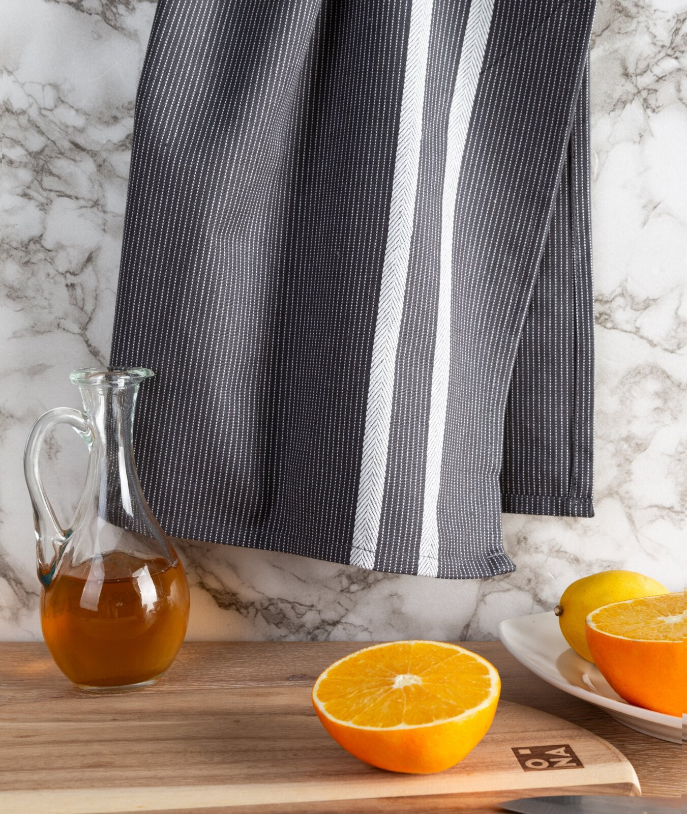 Sada kuchyňských utěrek OLIVIA 10 ocelová