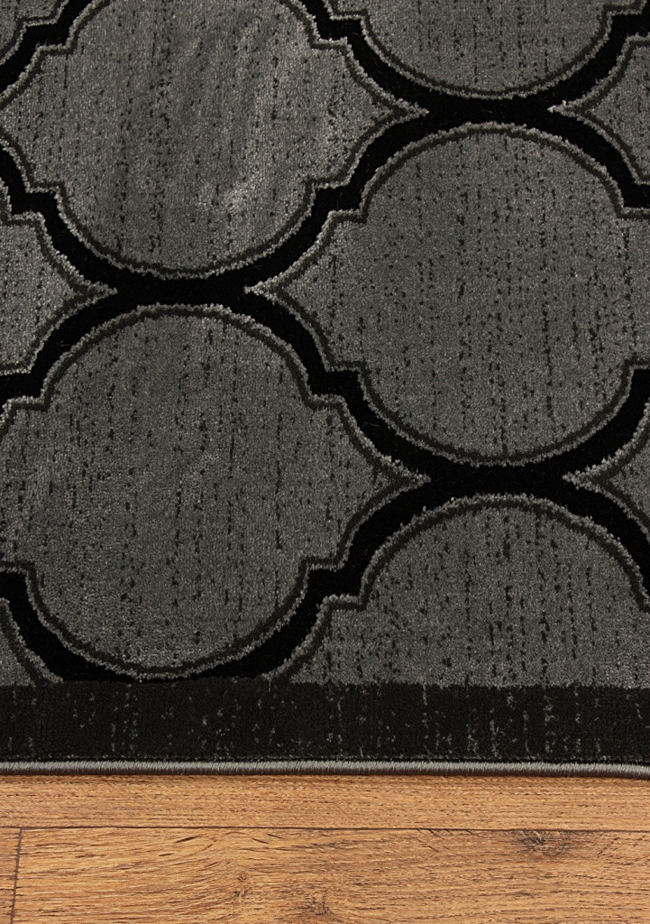 Koberec ROXY 9264A BLACK ovál