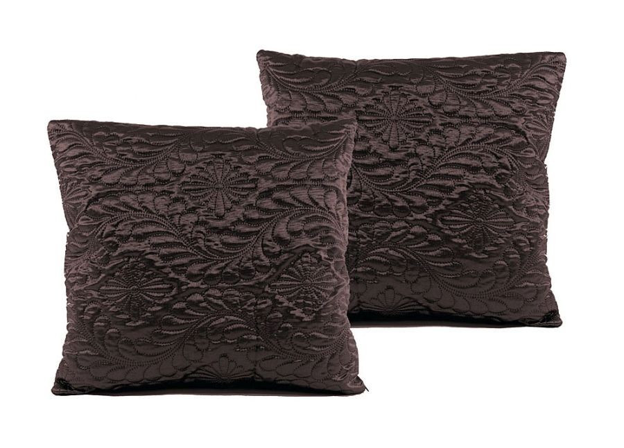 Saténový přehoz VERONA hořká čokoláda