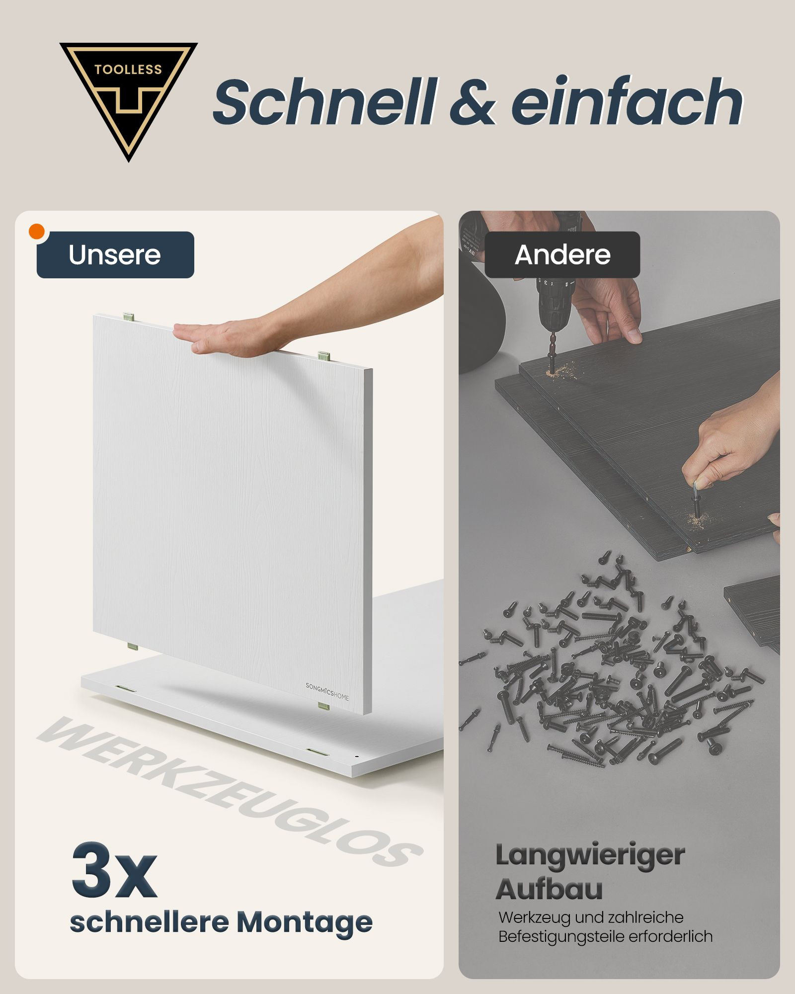 Komoda s nastavitelným stolkem LTS656W01