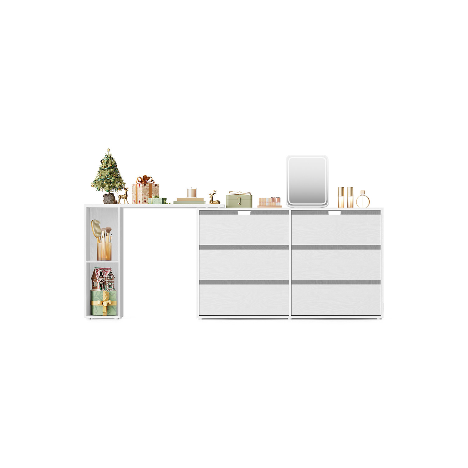 Komoda s nastavitelným stolkem LTS656W01