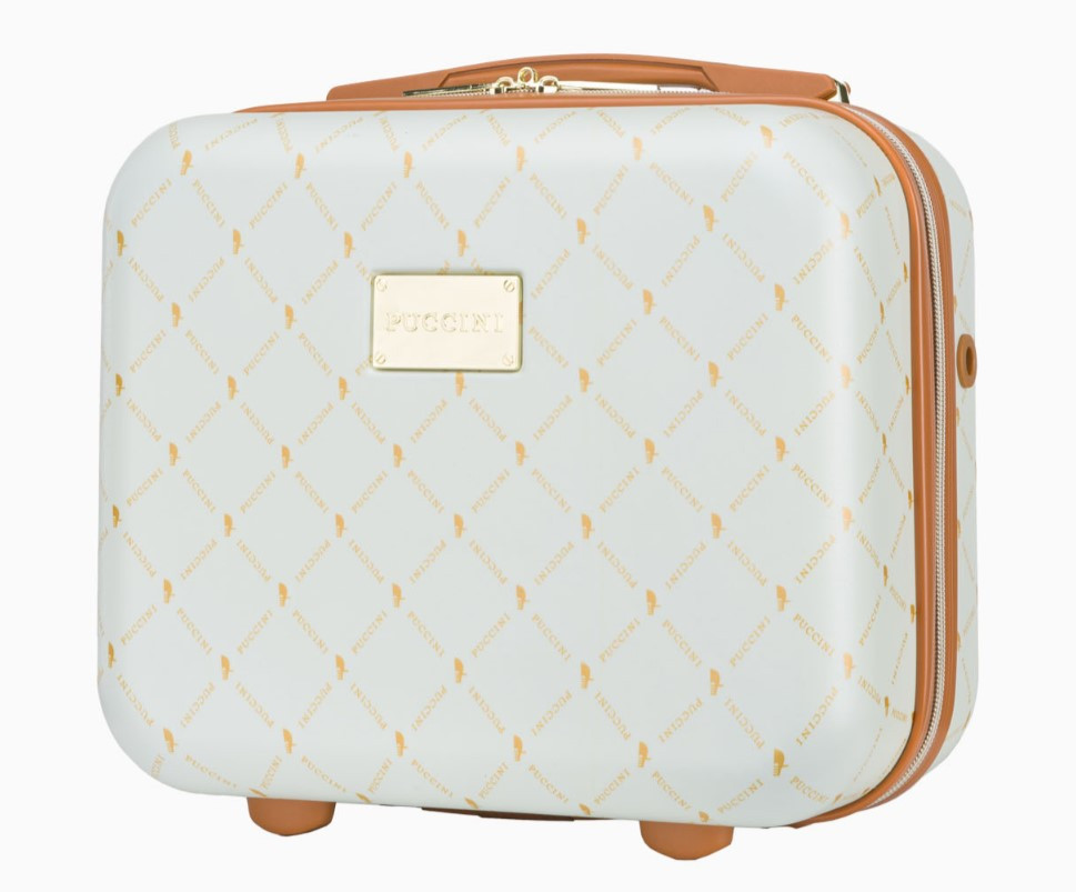 Béžové cestovní pouzdro Saint Tropez s monogramem