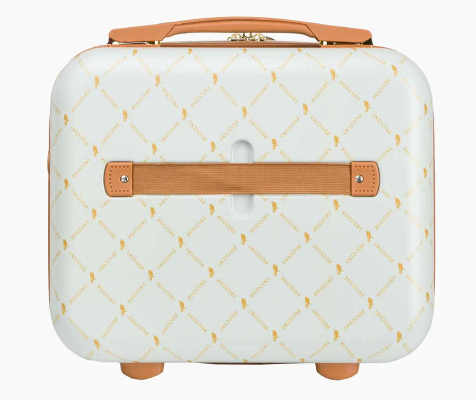 Béžové cestovní pouzdro Saint Tropez s monogramem