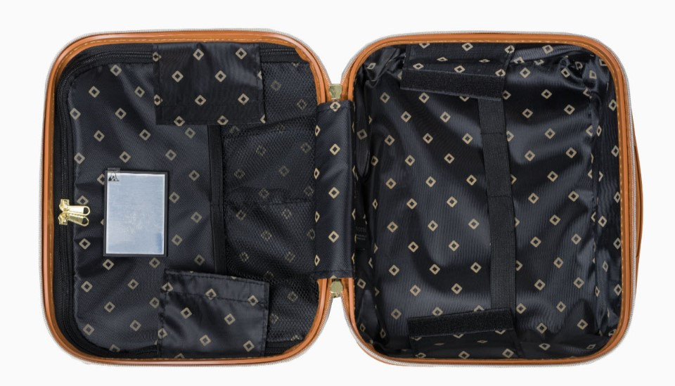 Béžové cestovní pouzdro Saint Tropez s monogramem